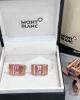 Copy Mont Blanc Rose Gold Cufflinks set with black elements (3)_th.jpg